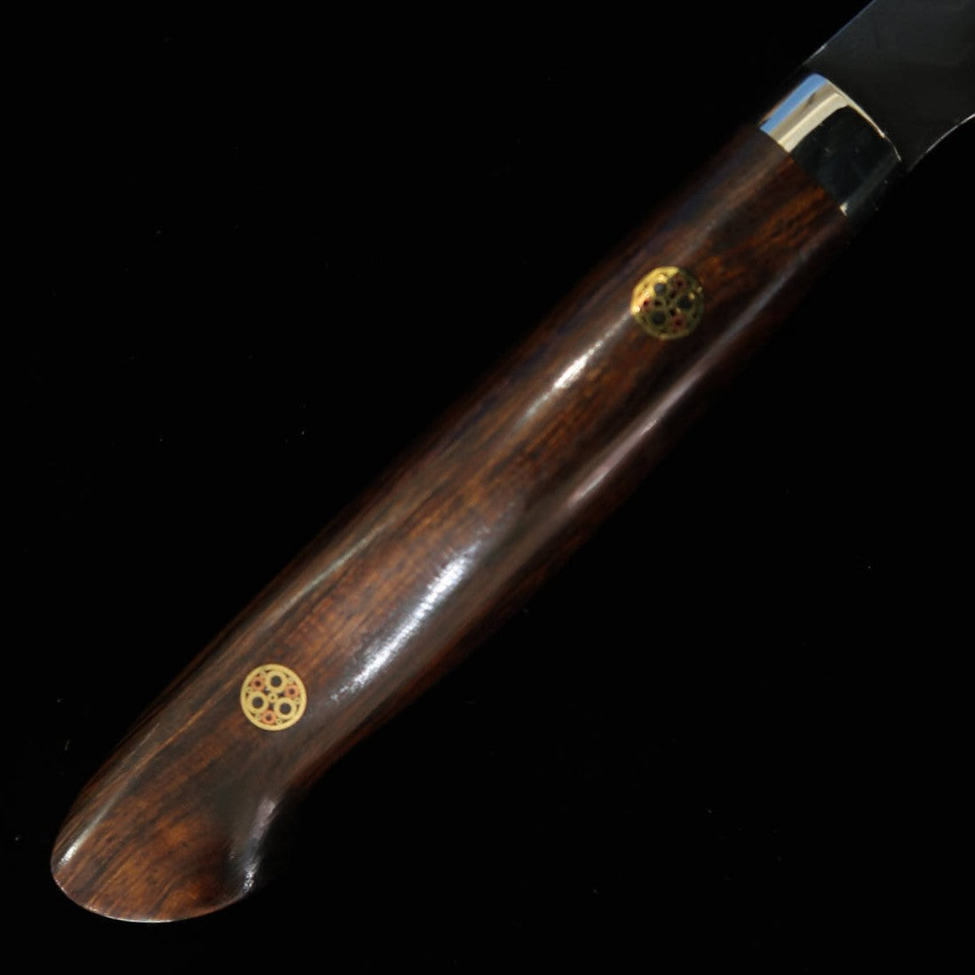 Nigara Hamono NIGARA Honesuki SG2 finition noire martelée, manche en bois de fer (170mm)
