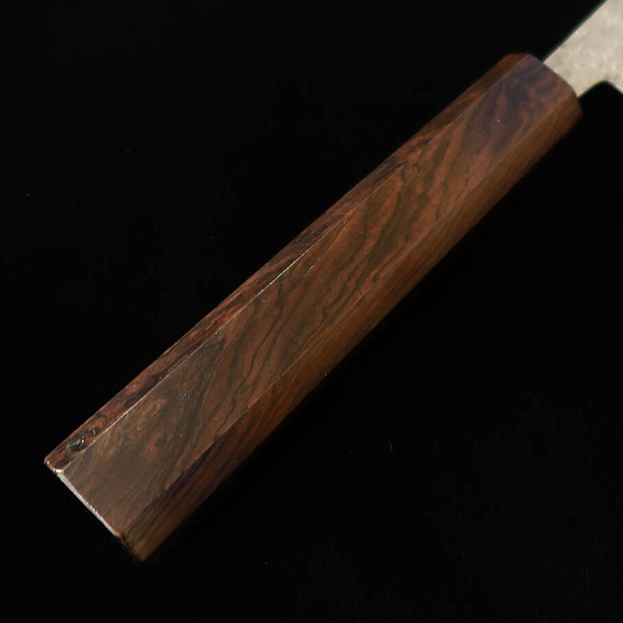 MIYAZAKI KAJIYA Tsubaki Bunka Ginsan Tsuchime Integrated Ebony Handle 150mm