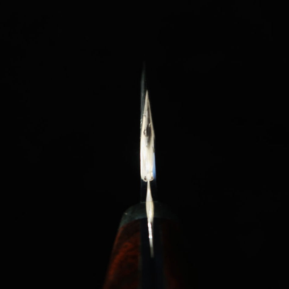 二唐刃物鍛造所 NIGARA 骨スキ SG2 黒打ち 鎚目 アイアンウッドハンドル （170mm）
