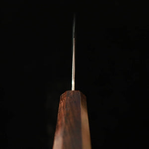 MIYAZAKI KAJIYA Tsubaki Bunka Ginsan Tsuchime Integrated Ebony Handle 150mm