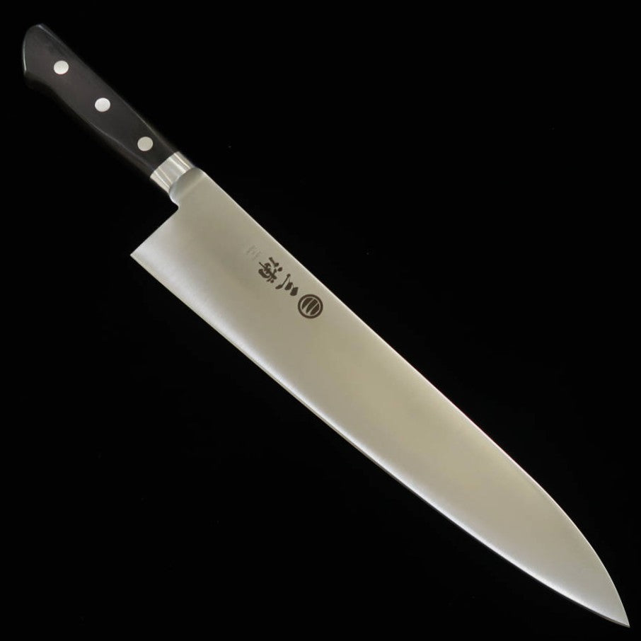 MIURA, Gyuto, Acier japonais, Manche en bois stratifié noir (210-360 mm)