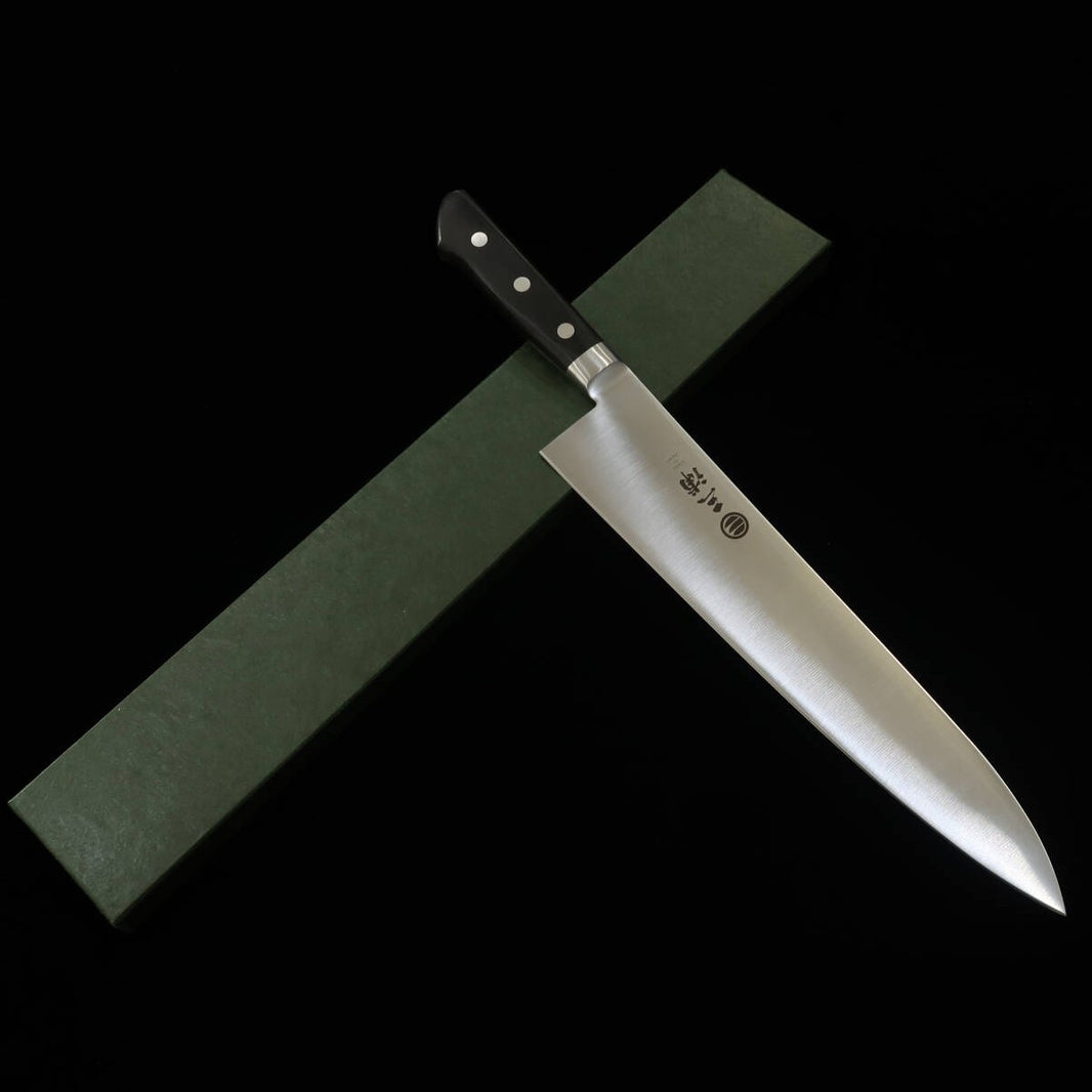 MIURA, Gyuto, Acier japonais, Manche en bois stratifié noir (210-360 mm)