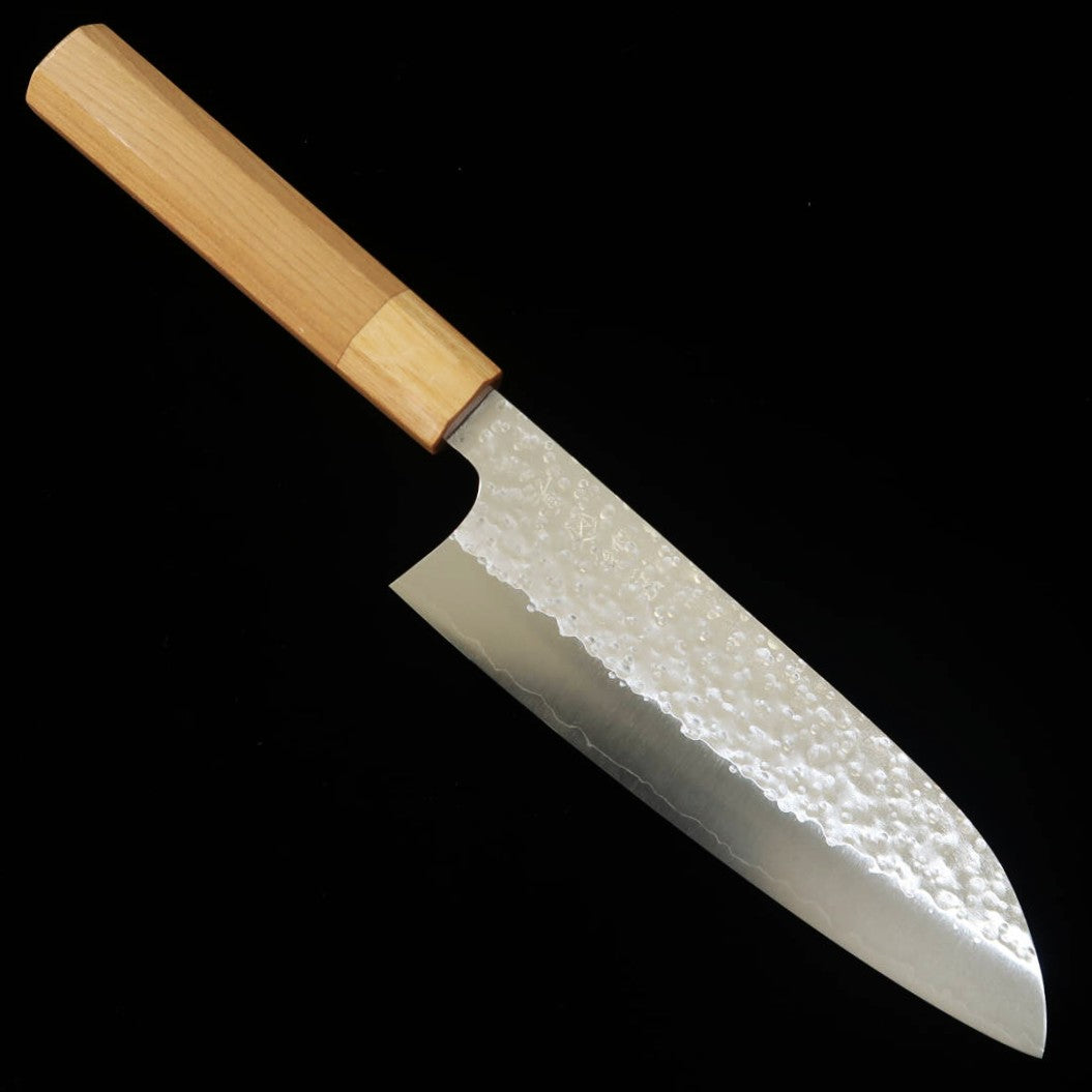MAKOTO KUROSAKI Makoto Kurosaki Sakura santoku SG2 martillado mango octogonal de sakura (165 mm)