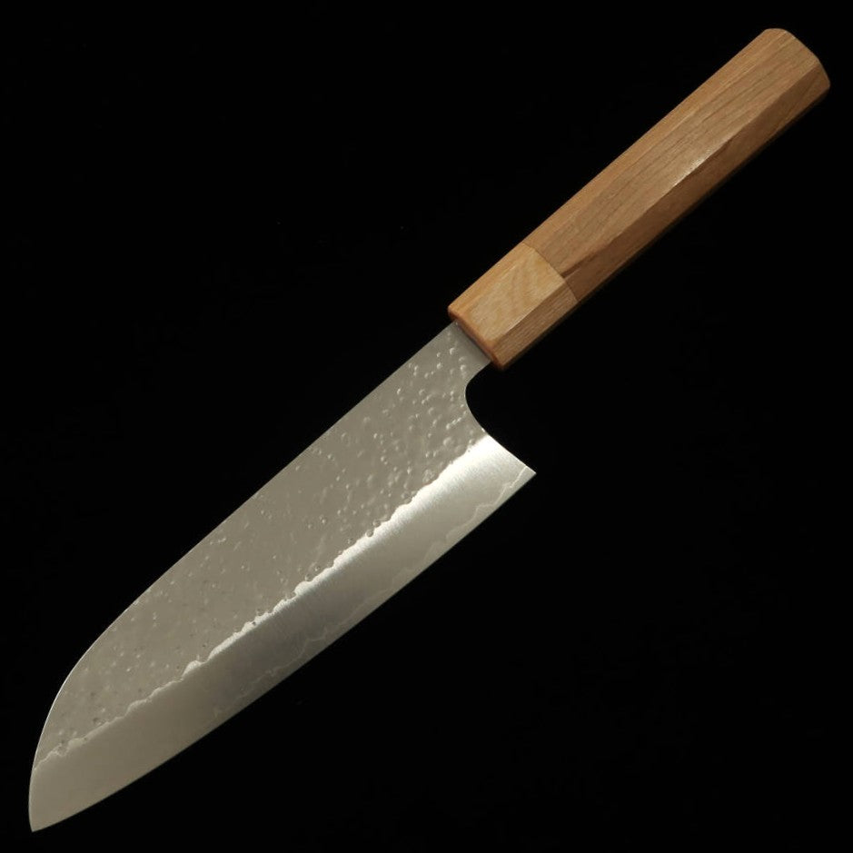MAKOTO KUROSAKI Makoto Kurosaki Sakura santoku SG2 martillado mango octogonal de sakura (165 mm)