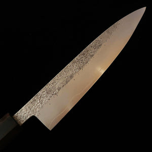 MIYAZAKI KAJIYA Petty Ginsan Tsuchime Integrated Ebony Handle 160mm