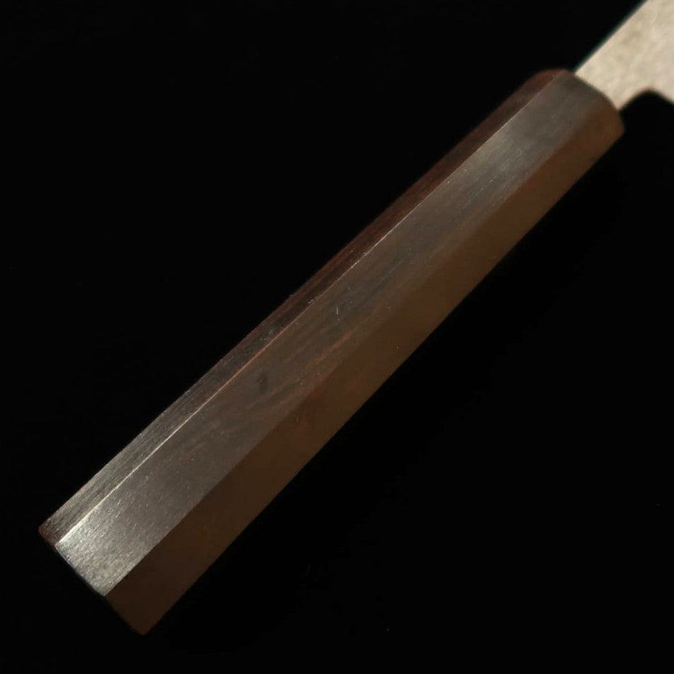 MIYAZAKI KAJIYA Petty Ginsan Tsuchime Integrated Ebony Handle 160mm