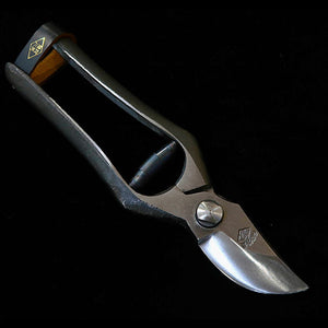 Tesoura de poda Abukumagawa Tipo B com trava de couro Aço Shirogami (180/200 mm)