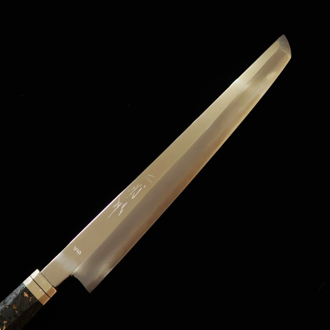 Miura Obidama Sashimi VG10 Mirror Finish Carbon Fiber Handle (300mm)