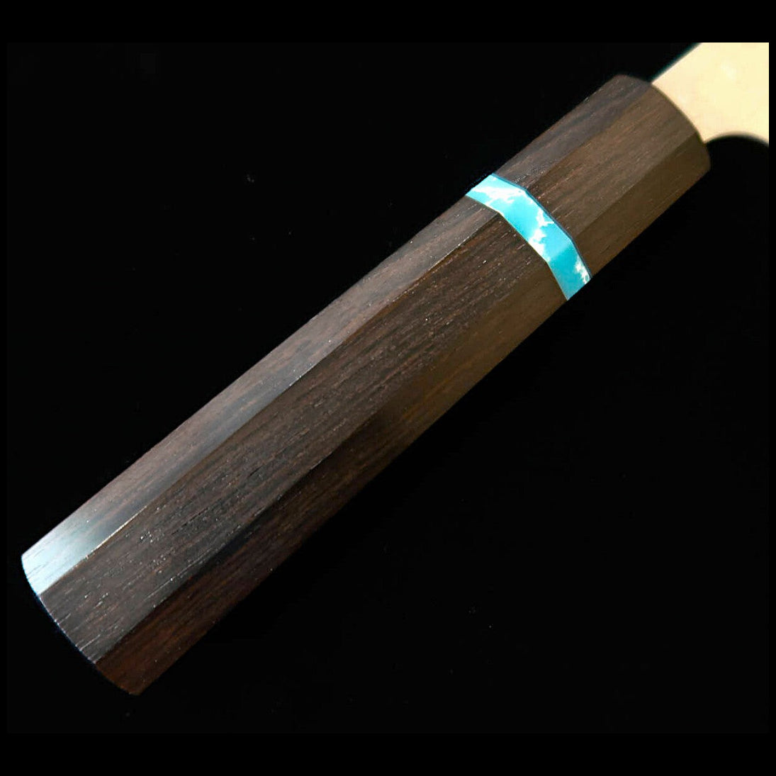 MIURA Petty, SG2 Hammered Finish, Ebony Turquoise Octagonal Handle (90/135mm)