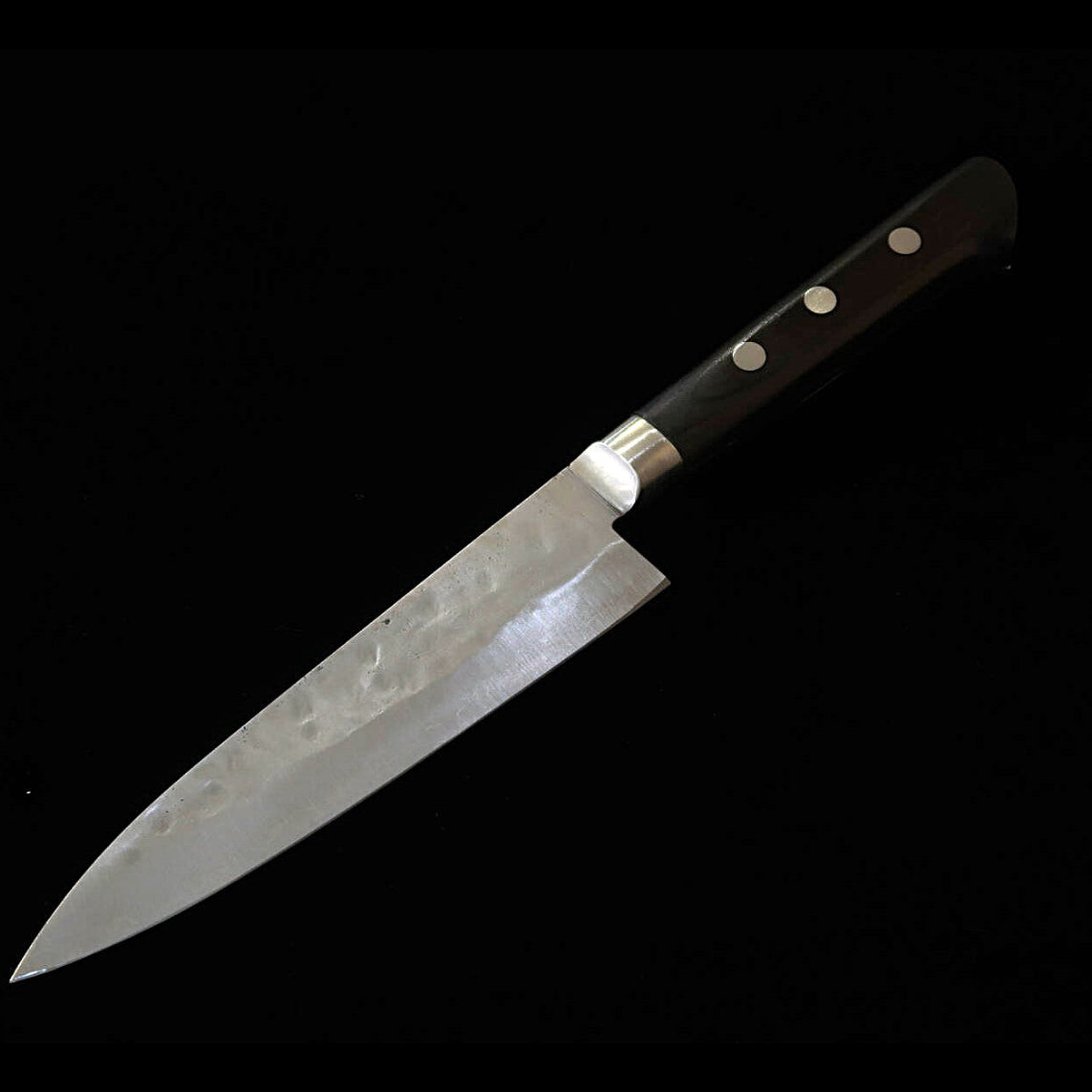 Teruyasu Fujiwara's Maboroshi no Meito, White Steel No. 1 with finger rest, Petty (150mm)
