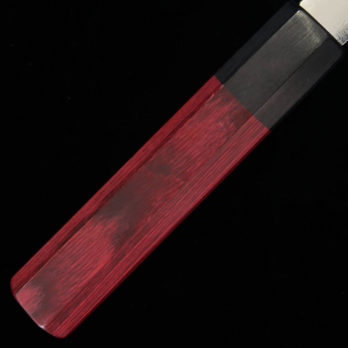 MIURA petty Damasco 33 capas mango octogonal laminado rojo (150 mm)