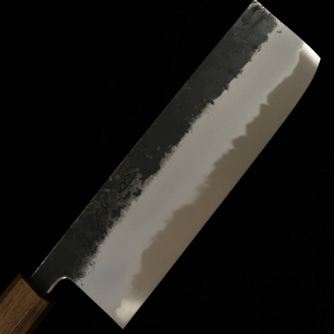 HADO Nakiri Sumi Shirogami No. 2 Oak Black Fuki-urushi Handle (165mm)