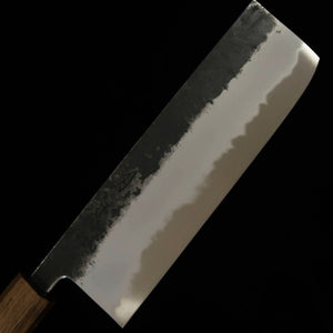 HADO Nakiri Sumi Shirogami No. 2 Oak Black Fuki-urushi Handle (165mm)