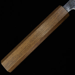 HADO Nakiri Sumi Shirogami No. 2 Oak Black Fuki-urushi Handle (165mm)