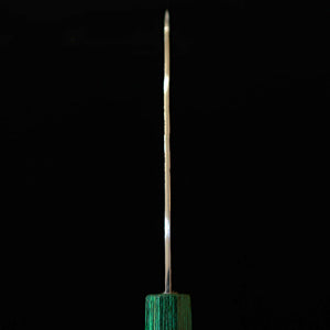 STYLE-K Kurosaki Makoto Petty Midorizuki SGSTRIX Hammered Octagonal Ebony Handle (135mm)