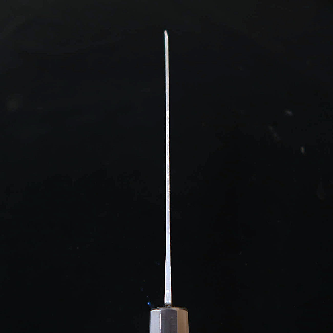 三浦MIURA 文化 白紙二号 黒打ち 水牛朴八角柄（165mm）
