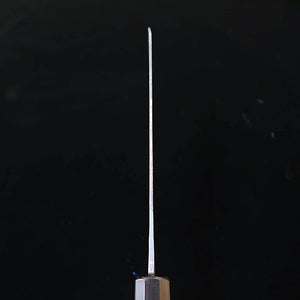 MIURA Bunka (Santoku) White Steel No.2, Kurouchi finish with Octagonal Walnut Handle  (165mm)