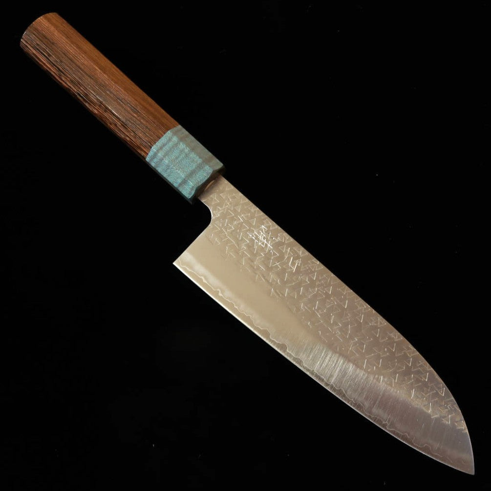 MIURA Miura Fubuki – Santoku SG2, martelé, manche en bois de fer / kaisei (170 mm)