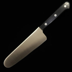 MISONO Santoku "Child" Knife Molybdenum Steel Black Plywood Handle (120mm)
