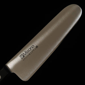 MISONO Santoku "Child" Knife Molybdenum Steel Black Plywood Handle (120mm)