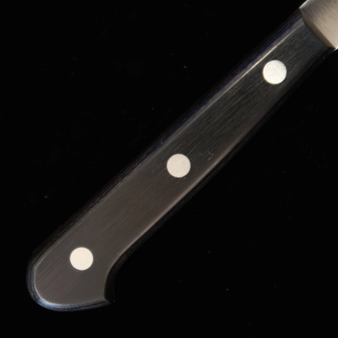 MISONO Santoku "Child" Knife Molybdenum Steel Black Plywood Handle (120mm)