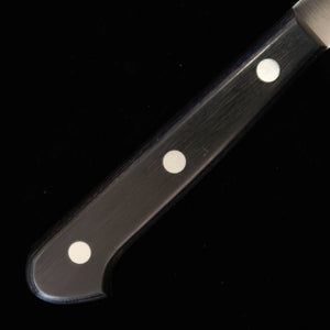 MISONO Santoku "Child" Knife Molybdenum Steel Black Plywood Handle (120mm)