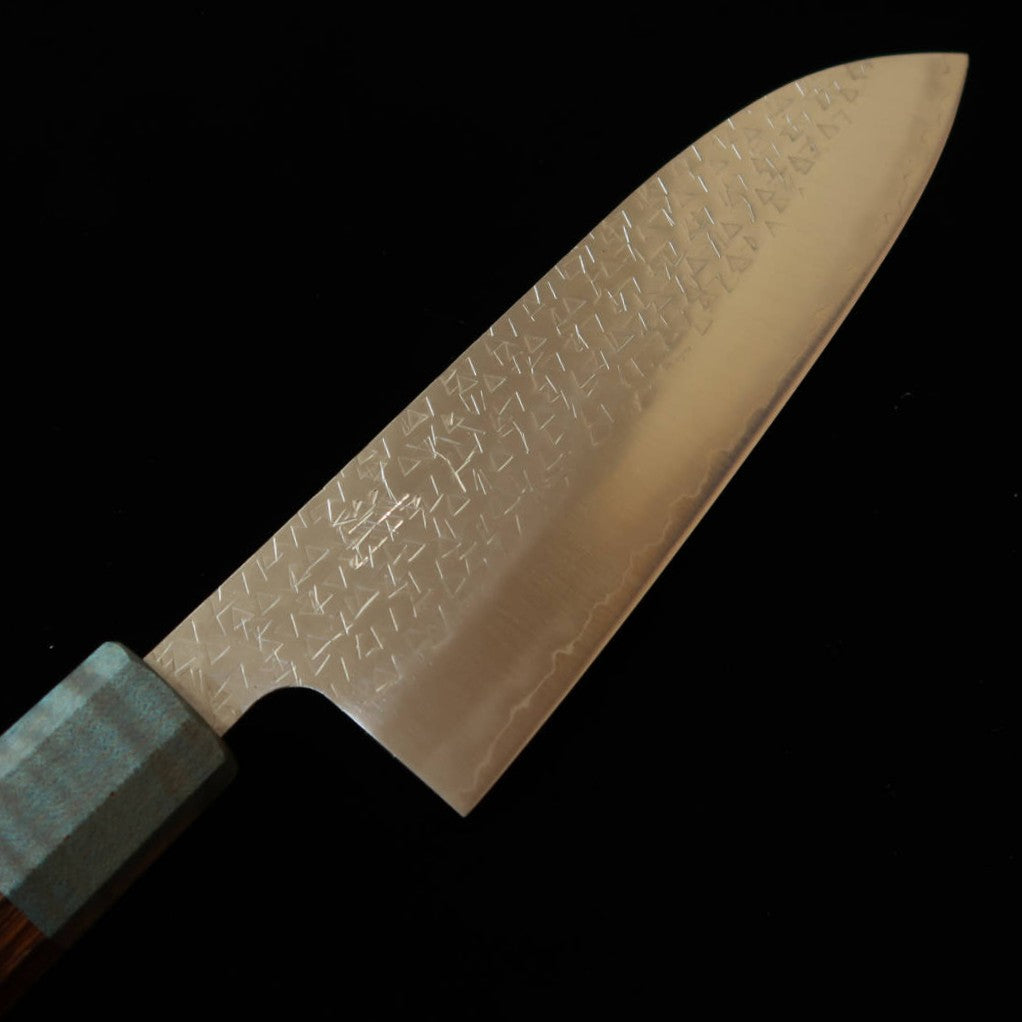MIURA Miura Fubuki Santoku SG2 martelada cabo de pau-ferro/kaisei (170 mm)
