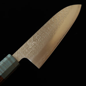 MIURA Miura Fubuki Santoku SG2 martelada cabo de pau-ferro/kaisei (170 mm)