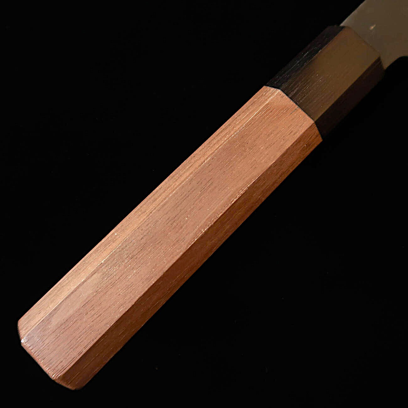 三浦MIURA 菜切 青紙一号 黒打ち 胡桃八角柄（165mm）