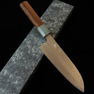 MIURA Miura Fubuki Santoku SG2 martelada cabo de pau-ferro/kaisei (170 mm)