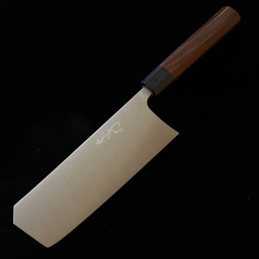 柴田崇行TAKAYUKI SHIBATA 甲鉄KOUTETSU クロマックス ボス菜切 紫檀八角柄（170mm）