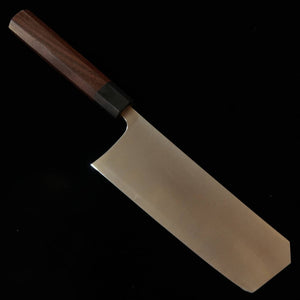 TAKAYUKI SHIBATA Shibata Takayuki KOUTETSU Koutetsu Chromax Boss Nakiri Mango octogonal de palisandro (170 mm)