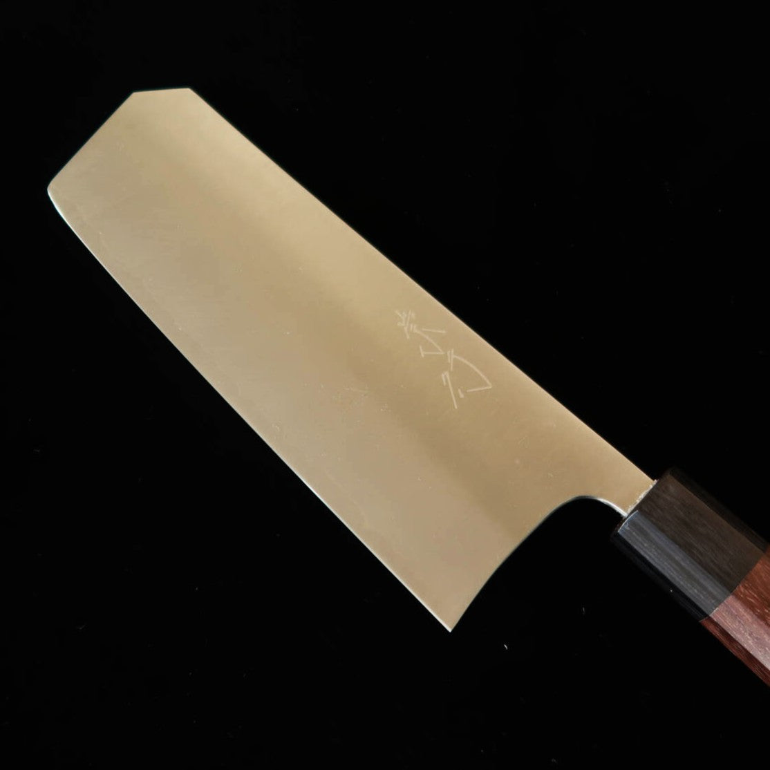 TAKAYUKI SHIBATA Shibata Takayuki KOUTETSU Koutetsu Chromax Boss Nakiri Mango octogonal de palisandro (170 mm)