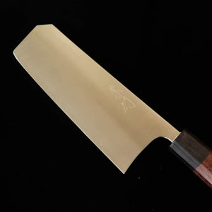 TAKAYUKI SHIBATA Shibata Takayuki KOUTETSU Koutetsu Chromax Boss Nakiri Mango octogonal de palisandro (170 mm)