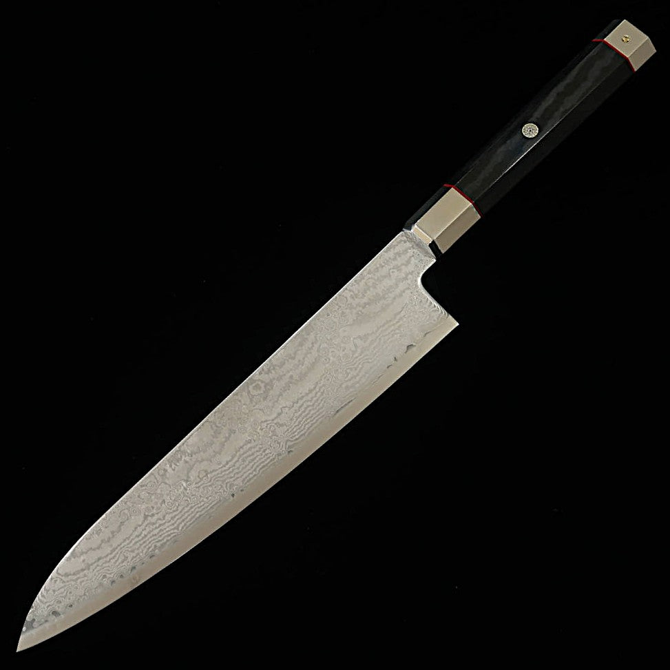 [Chef Hiro ✖ MCUSTA Zanmai] Spécial Splash Damas VG10 Manche en lin micarta Gyuto (210 mm)