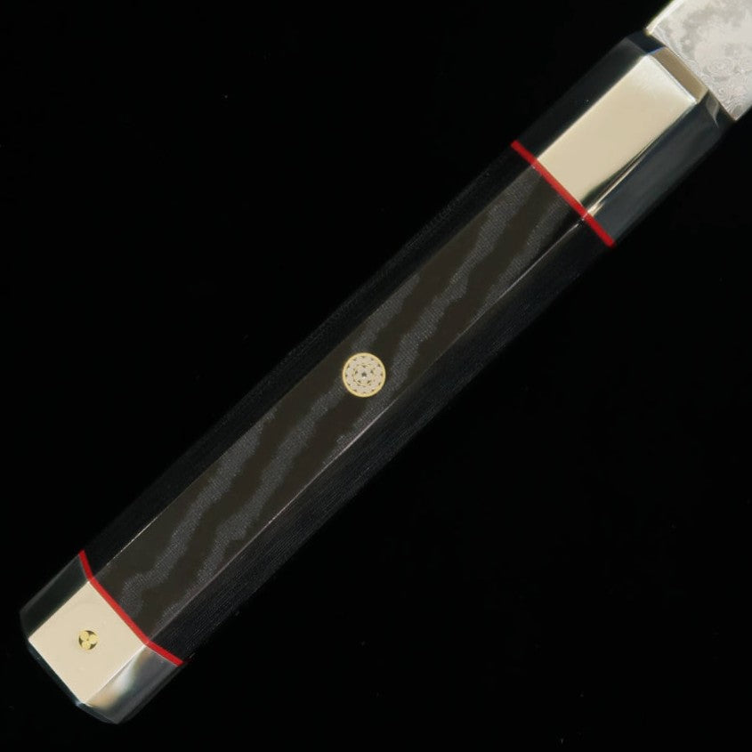 [Chef Hiro ✖ MCUSTA Zanmai] Spécial Splash Damas VG10 Manche en lin micarta Gyuto (210 mm)