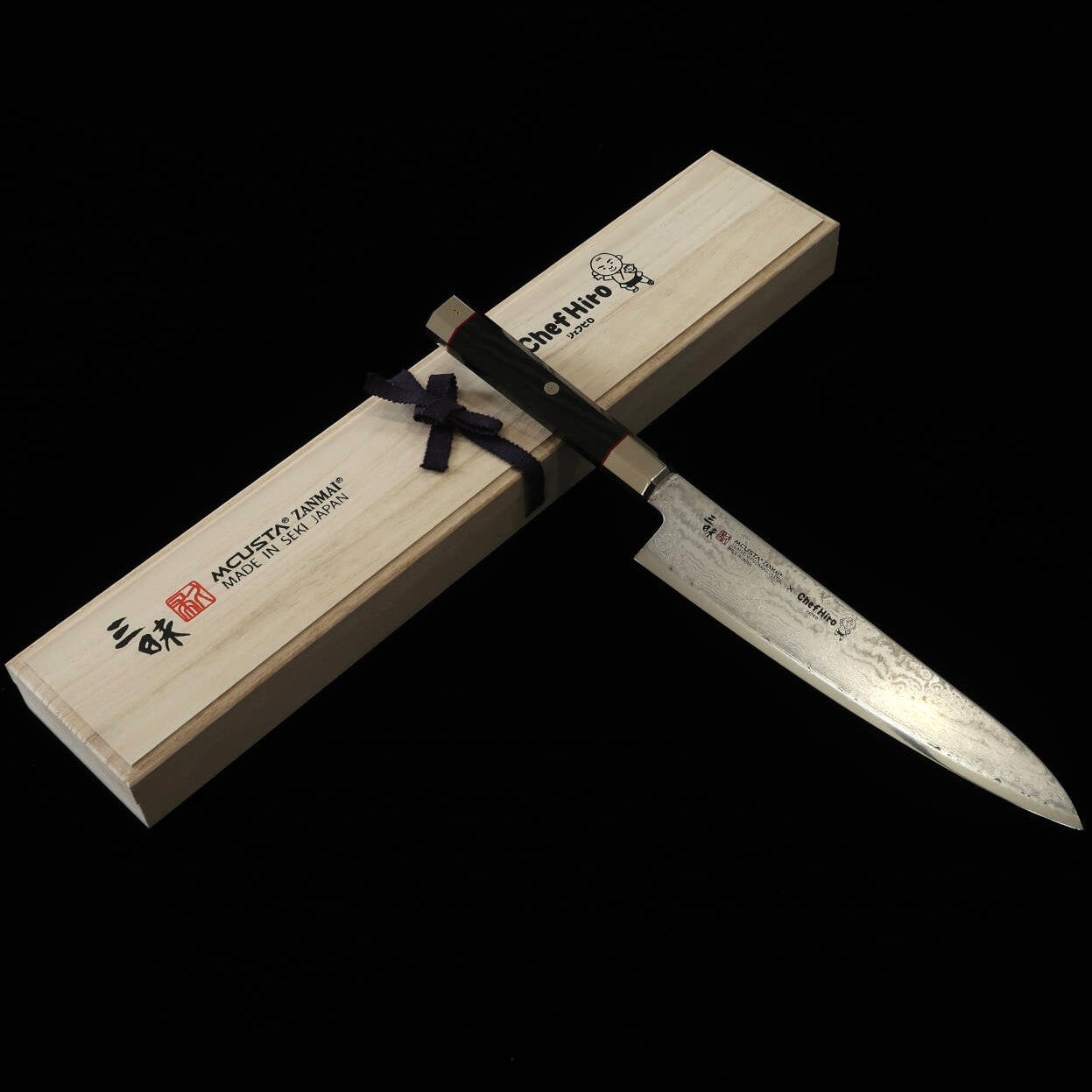 [Chef Hiro ✖ MCUSTA Zanmai] Spécial Splash Damas VG10 Manche en lin micarta Gyuto (210 mm)