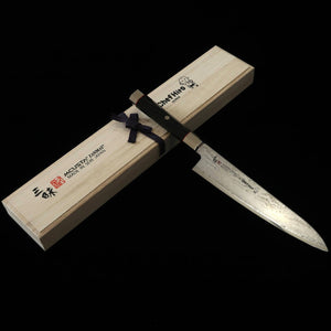 [Chef Hiro ✖ MCUSTA Zanmai] Spécial Splash Damas, Gyuto, VG10, Manche en micarta de lin (210 mm)