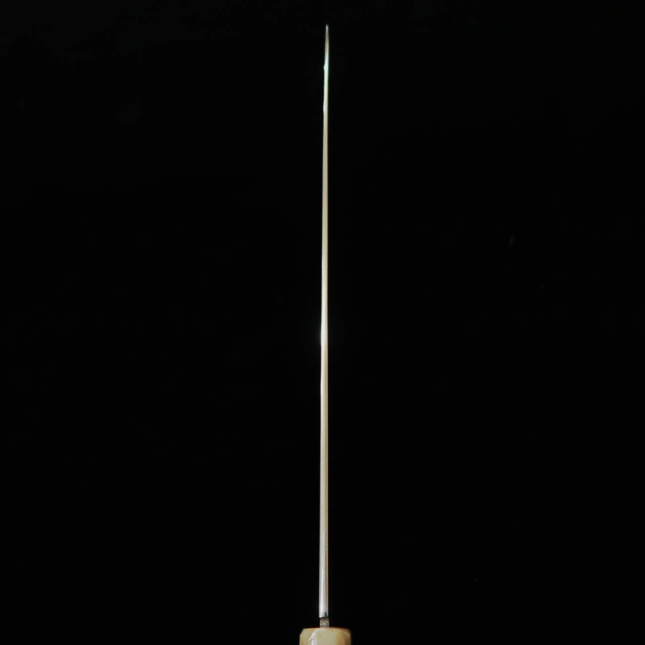 Suisin by Yoshikazu Ikeda Aogami No. 2, Honyaki, Fuguhiki, with Black ebony octagonal handle and Paulownia sheath (270mm)