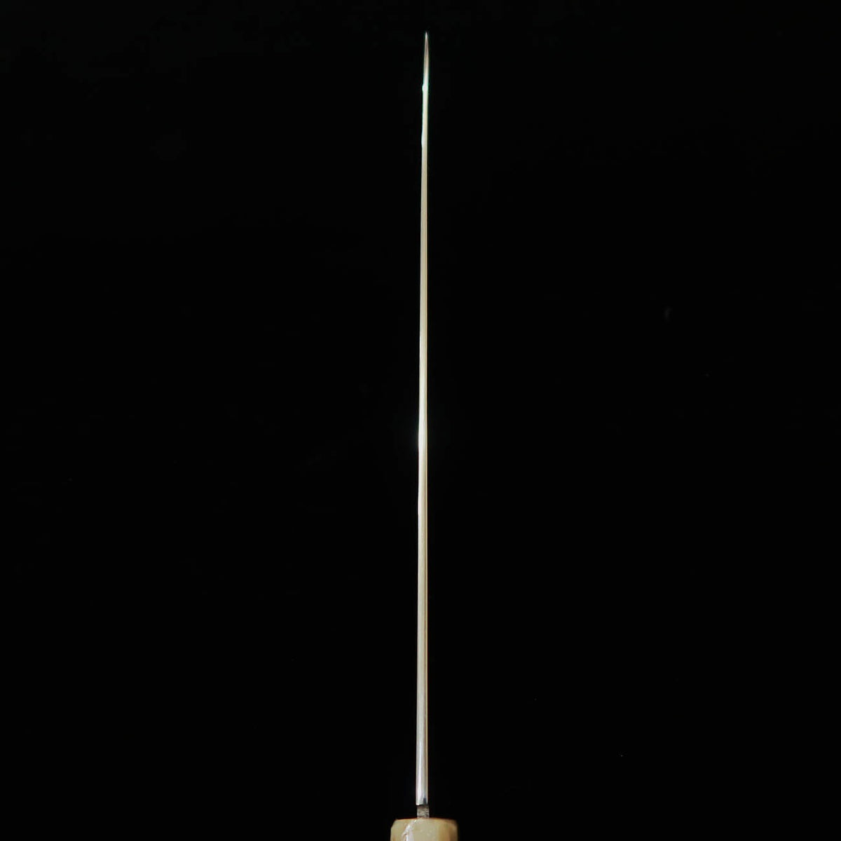 Suisin by Yoshikazu Ikeda Aogami No. 2, Honyaki, Fuguhiki, with Black ebony octagonal handle and Paulownia sheath (270mm)