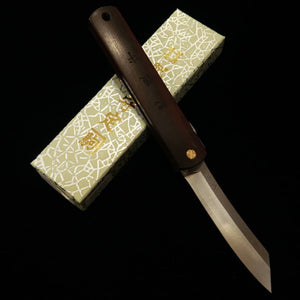 Nagao Kanekoma Seisakusho 永尾かね駒製作所 KANEKOMA 【Serie Woody】Higonokami VG10, ébano (70 mm)