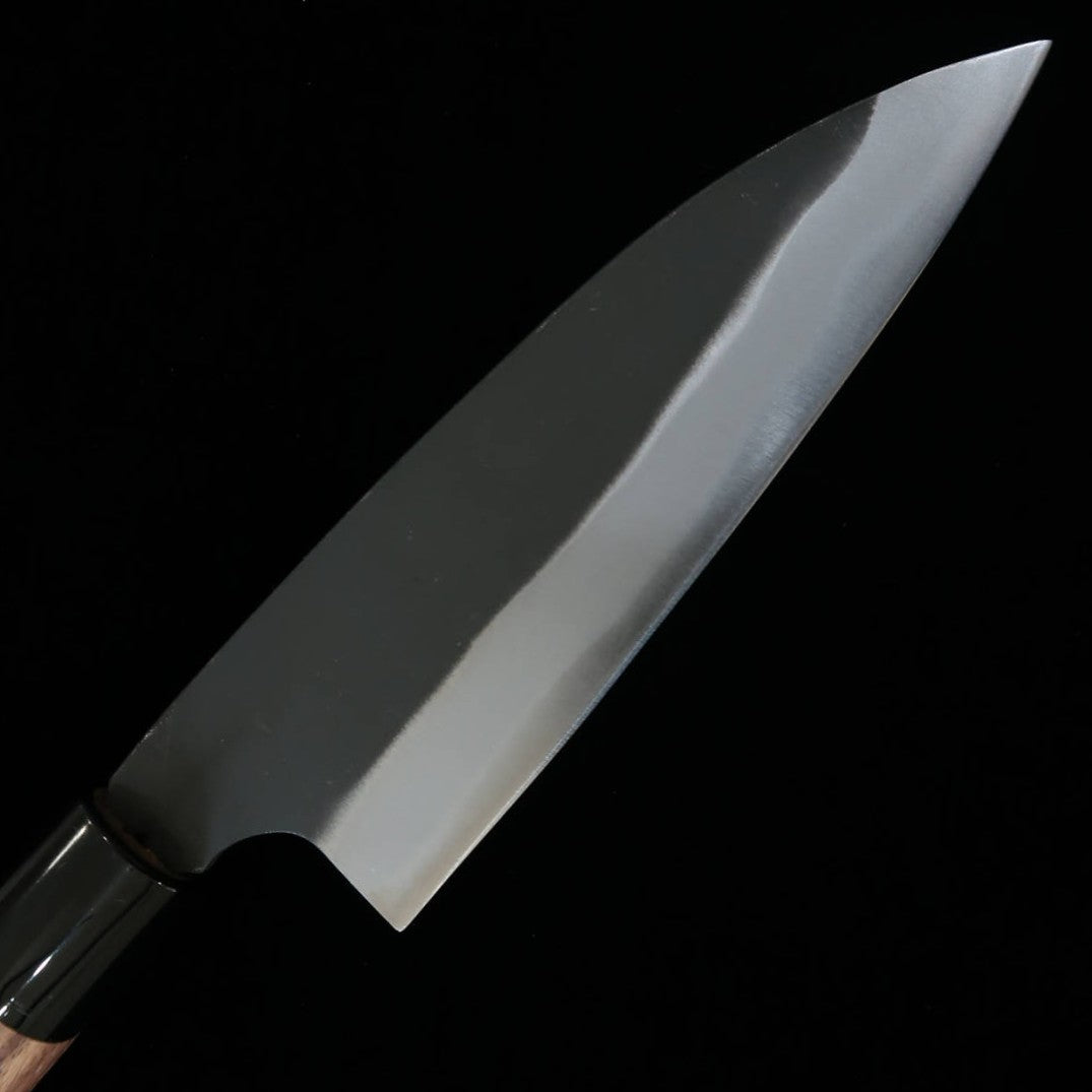 三浦MIURA 舟行 白鋼 黒打ち 胡桃丸型柄（165mm）