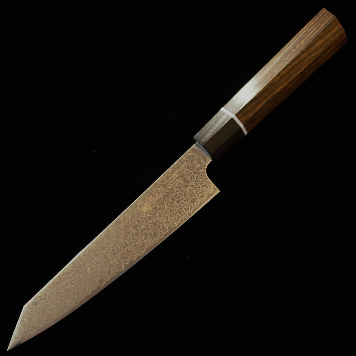 SEKIKANETSUGU SekiKanetsugu ZUIUN Zuiun Petty SG2 Damasco cabo reforçado laminado em sete faces (150 mm)