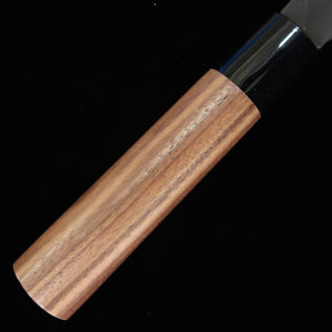MIURA Funayuki White steel Black Finish Walnut Handle (165mm)