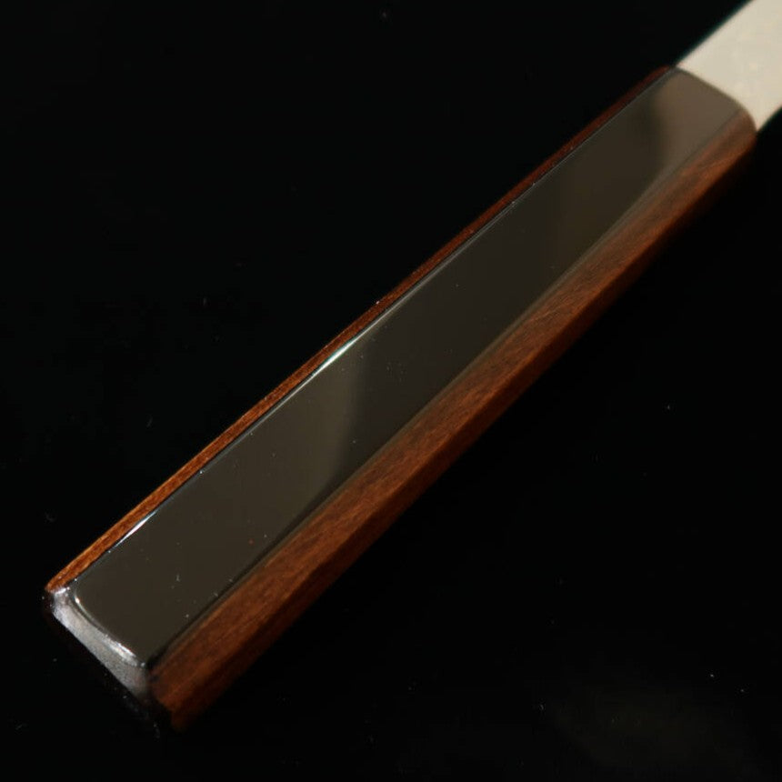 Kagekiyo KAGEKIYO Aço Aoichi Damasco, Wa-Gyuto preto laqueado (210 mm/240 mm)