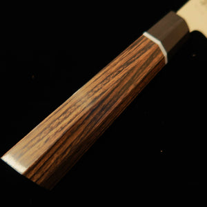 SEKIKANETSUGU SekiKanetsugu ZUIUN Zuiun Petty SG2 Damasco cabo reforçado laminado em sete faces (150 mm)