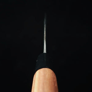 MIURA Funayuki White steel Black Finish Walnut Handle (165mm)