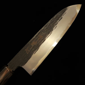 SUISIN Santoku Kenji Togashi's Kurouchi Series Shirogami No. 2 (180mm)