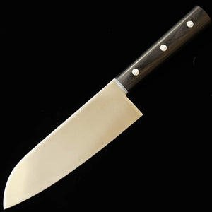 MASAHIRO Masahiro Santoku inox, cabo redondo em madeira laminada reforçada (165 mm)