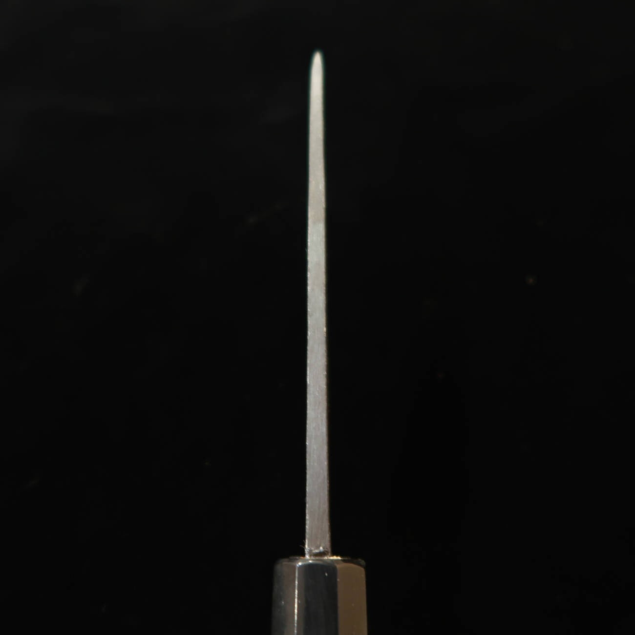 MIURA Double-Bevel Sabaki, White Steel No. 2 Kurouchi with Magnolia Octagonal Handle (145mm)